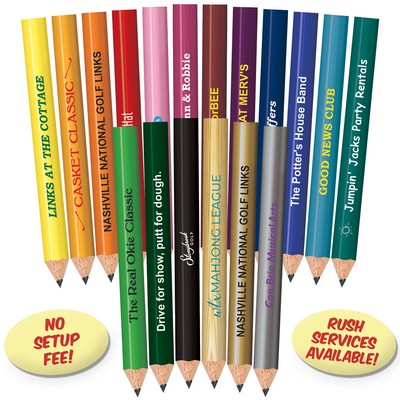 Purple Round Golf Pencils