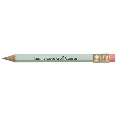 Hexagon Golf Pencil w/Eraser
